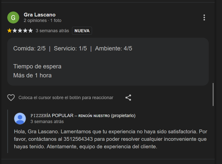 Cómo responder correctamente una reseña negativa