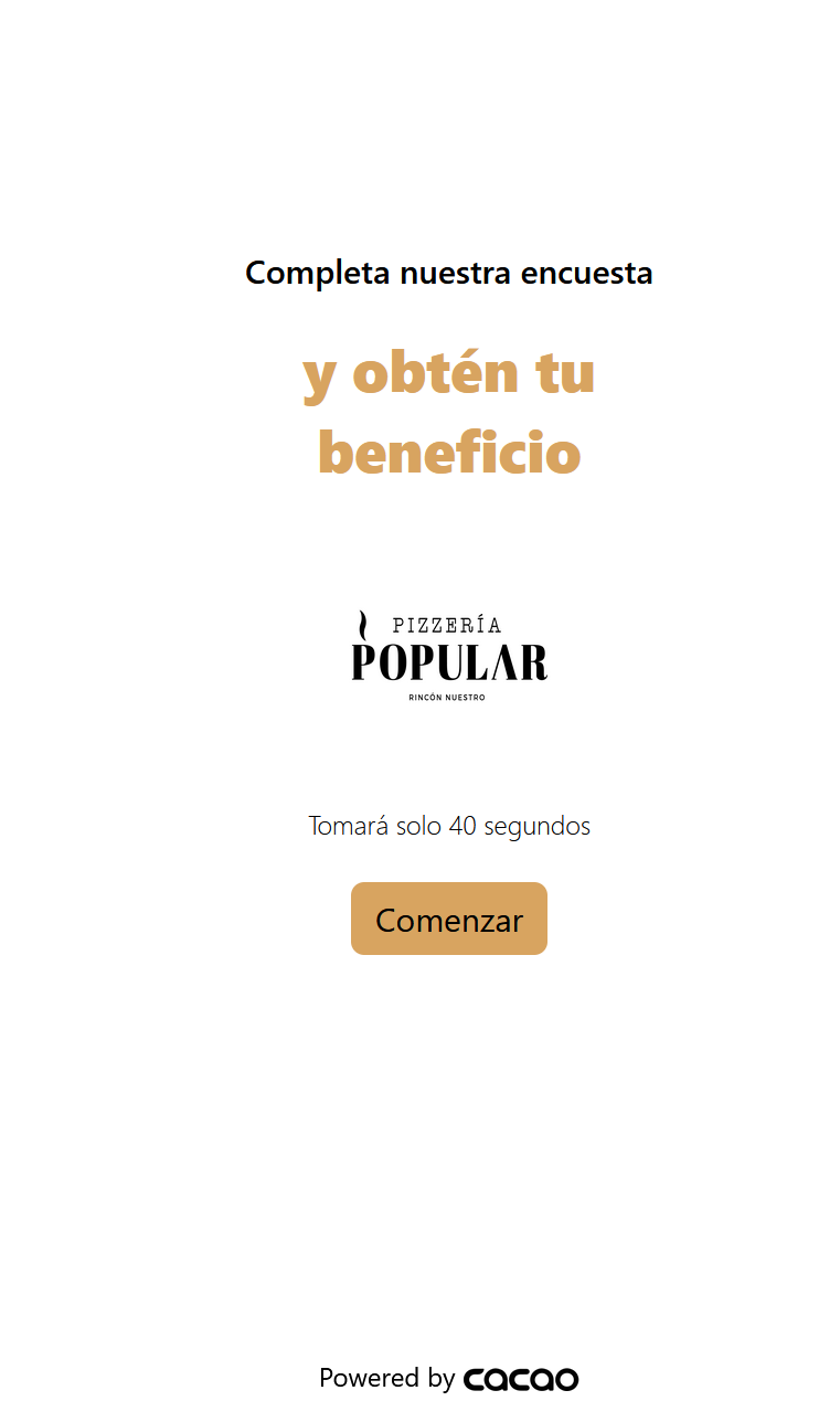 Ejemplo de invitación a dejar reseñas en Google a través de WhatsApp