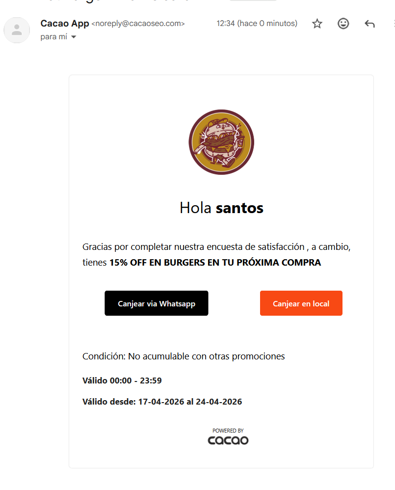Automatic discounts after customer feedback