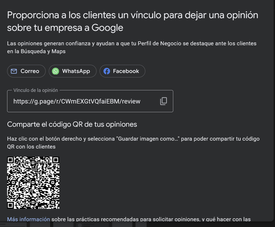 Ejemplo de monitoreo de reseñas en Google